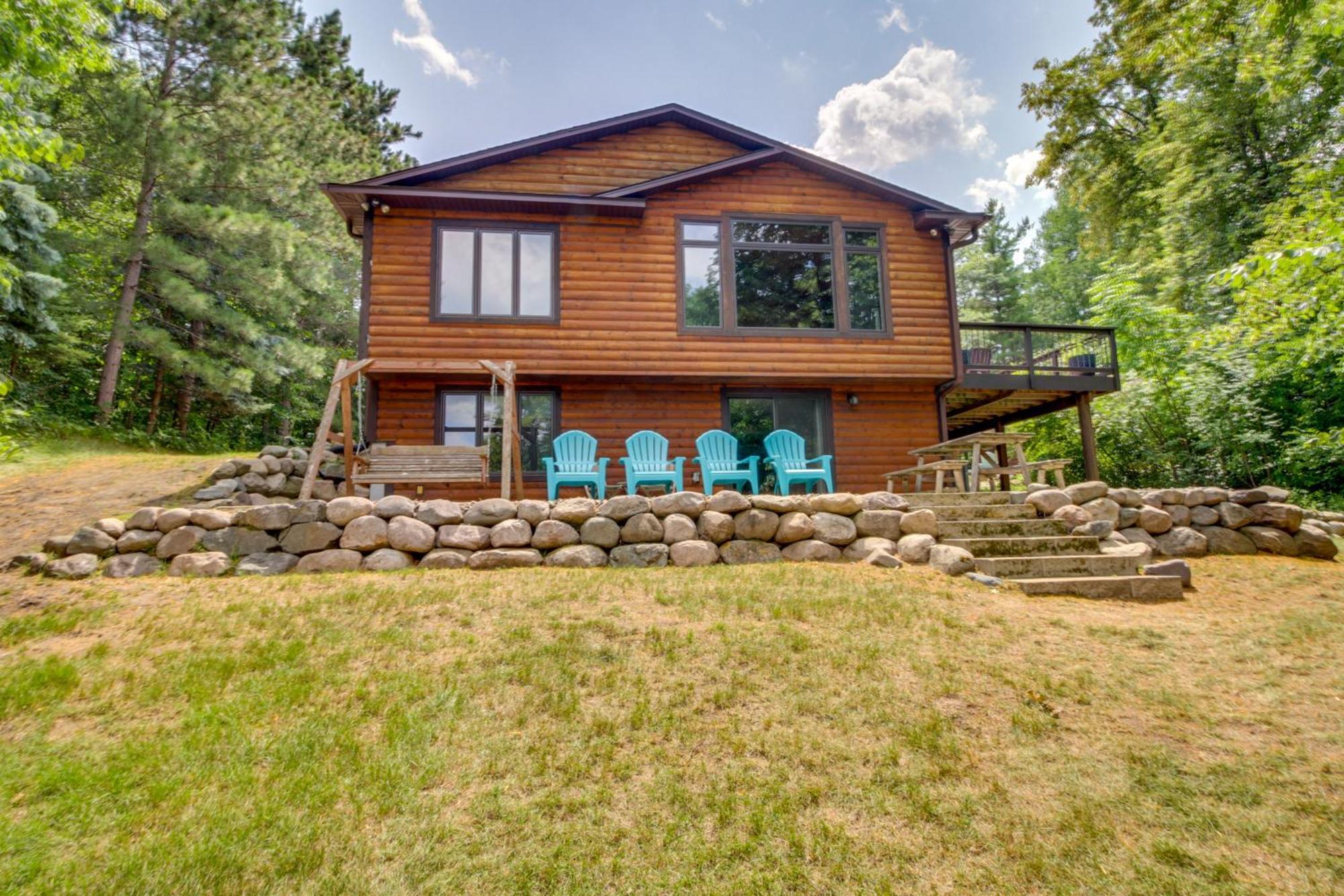 Beautiful Breezy Point Home With Beach And Dock! Pequot Lakes Esterno foto